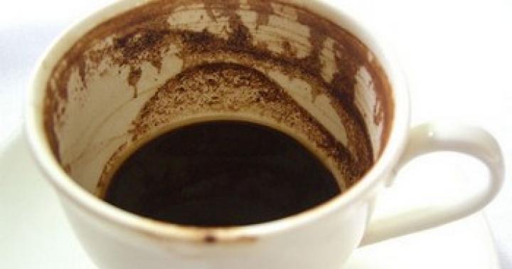 Znaczenie liczb w fusach kawy